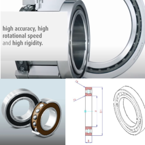 What are the benefits of using super-precision angular contact ball bearings?