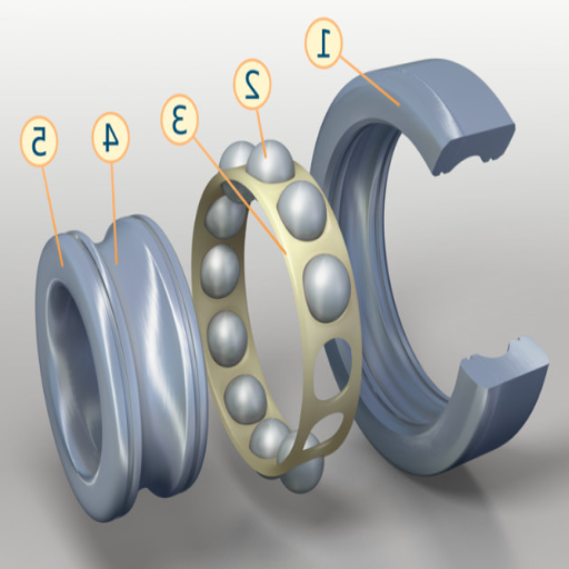 What are the design considerations for angular contact ball bearings
