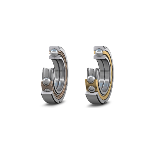 angular contact ball bearing cross section